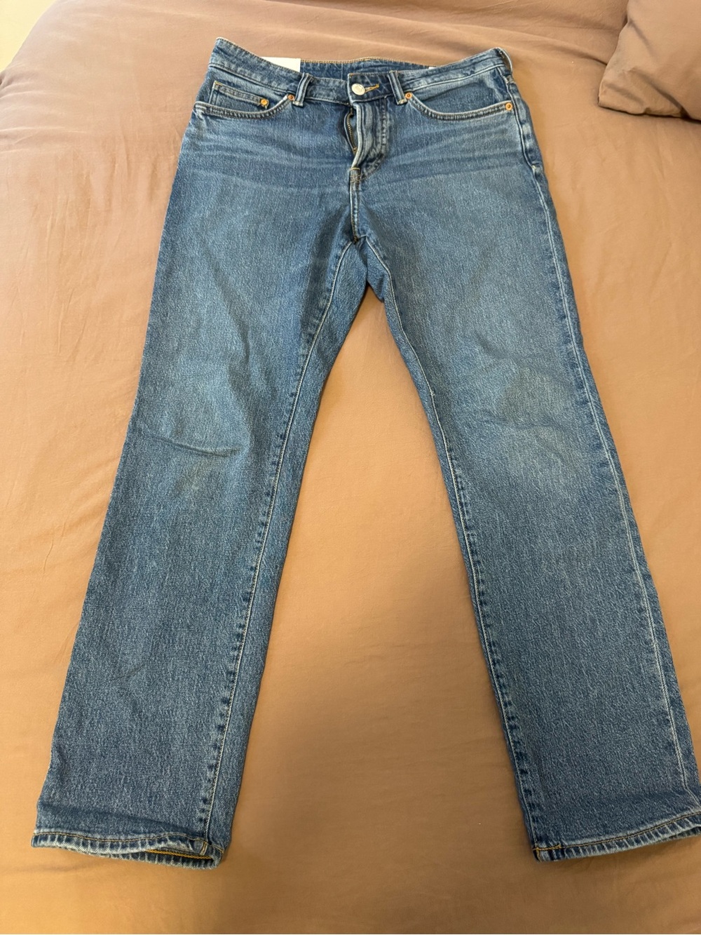 H&M Men's Mid Blue Straight Jeans
